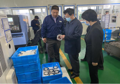 張立林副省長(zhǎng)蒞臨營口遼河開發(fā)區(qū)希泰精密焊接科技調(diào)研、指導(dǎo)工作